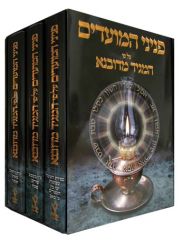 Peninei Hamoadim , Maggid Midubnah 3 Vol. (Hebrew Only)